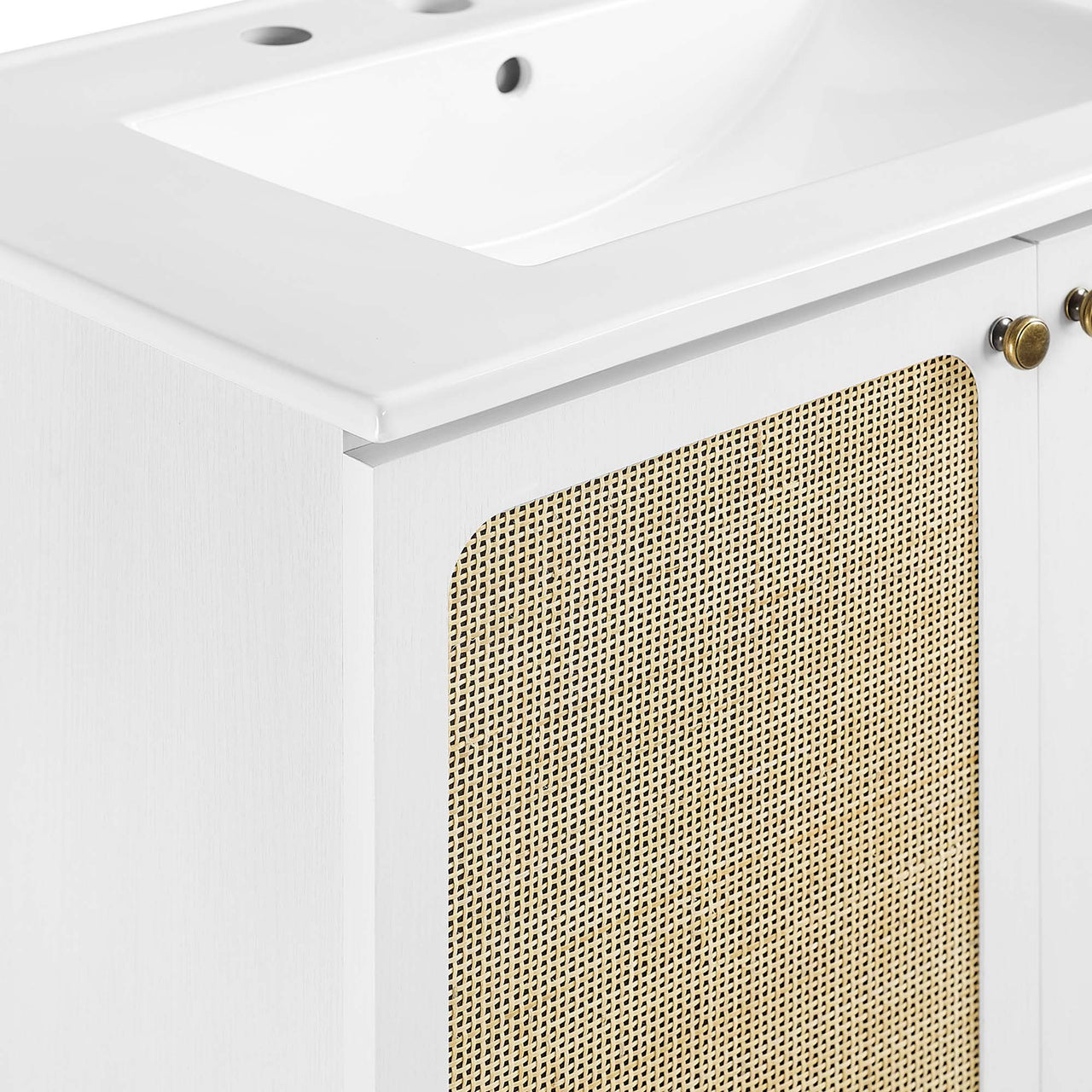 Calden Vanity Unit, Medium, White