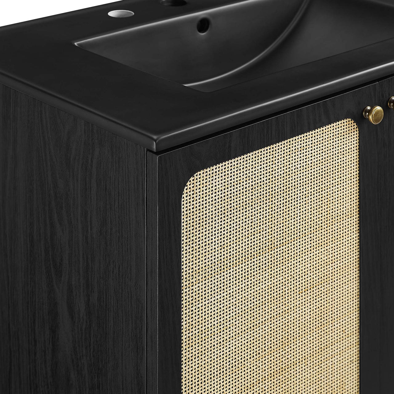Calden Vanity Unit, Medium, Black