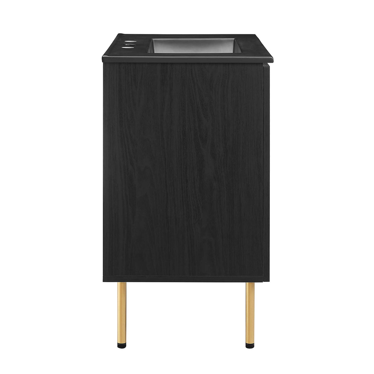 Calden Vanity Unit, Medium, Black