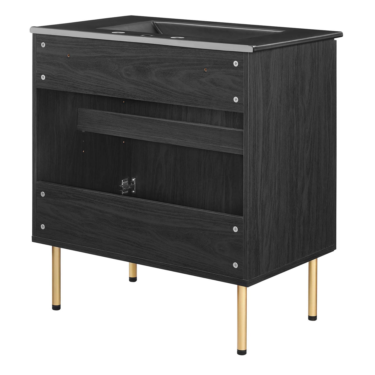Calden Vanity Unit, Medium, Black
