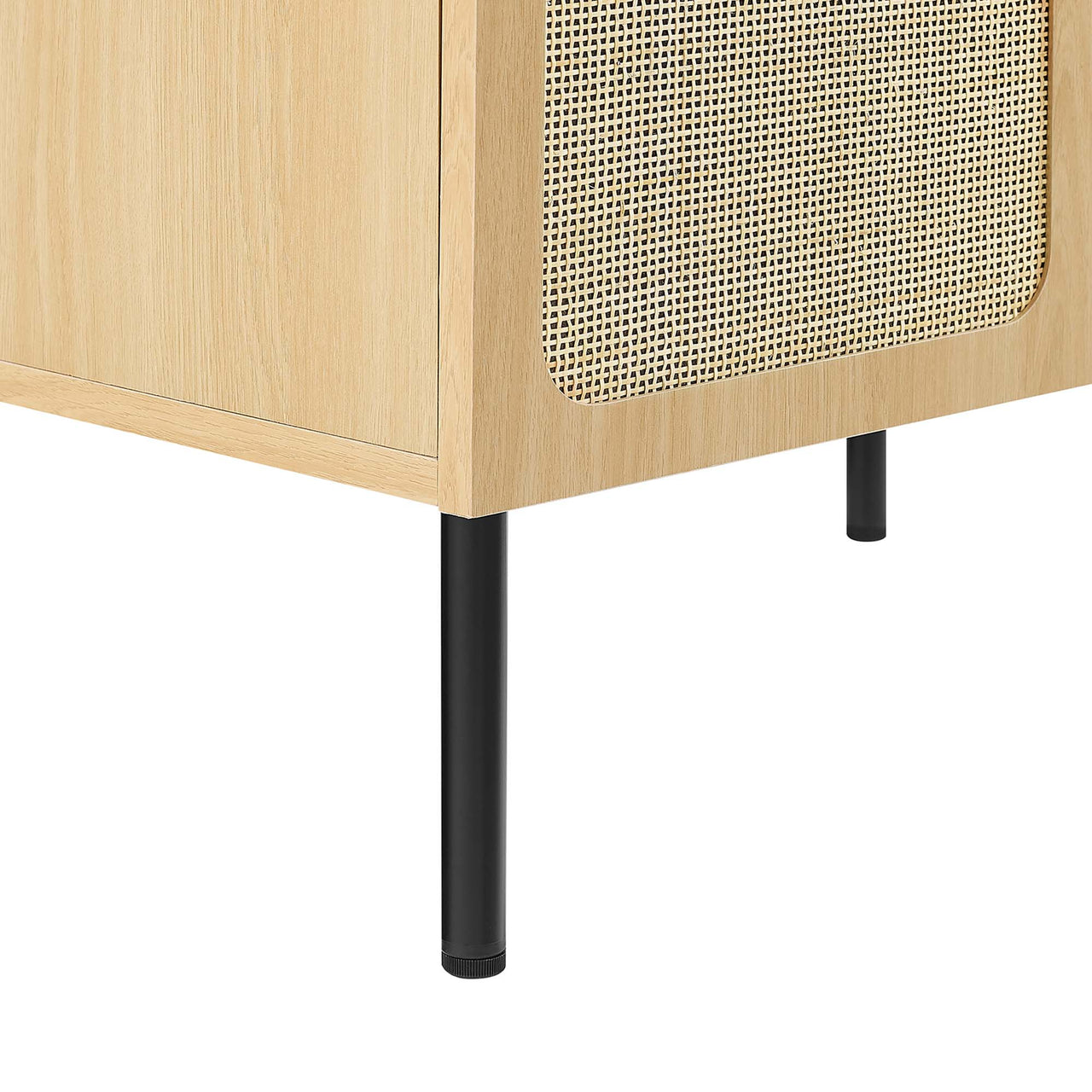 Calden Vanity Unit, Medium, Oak & Black