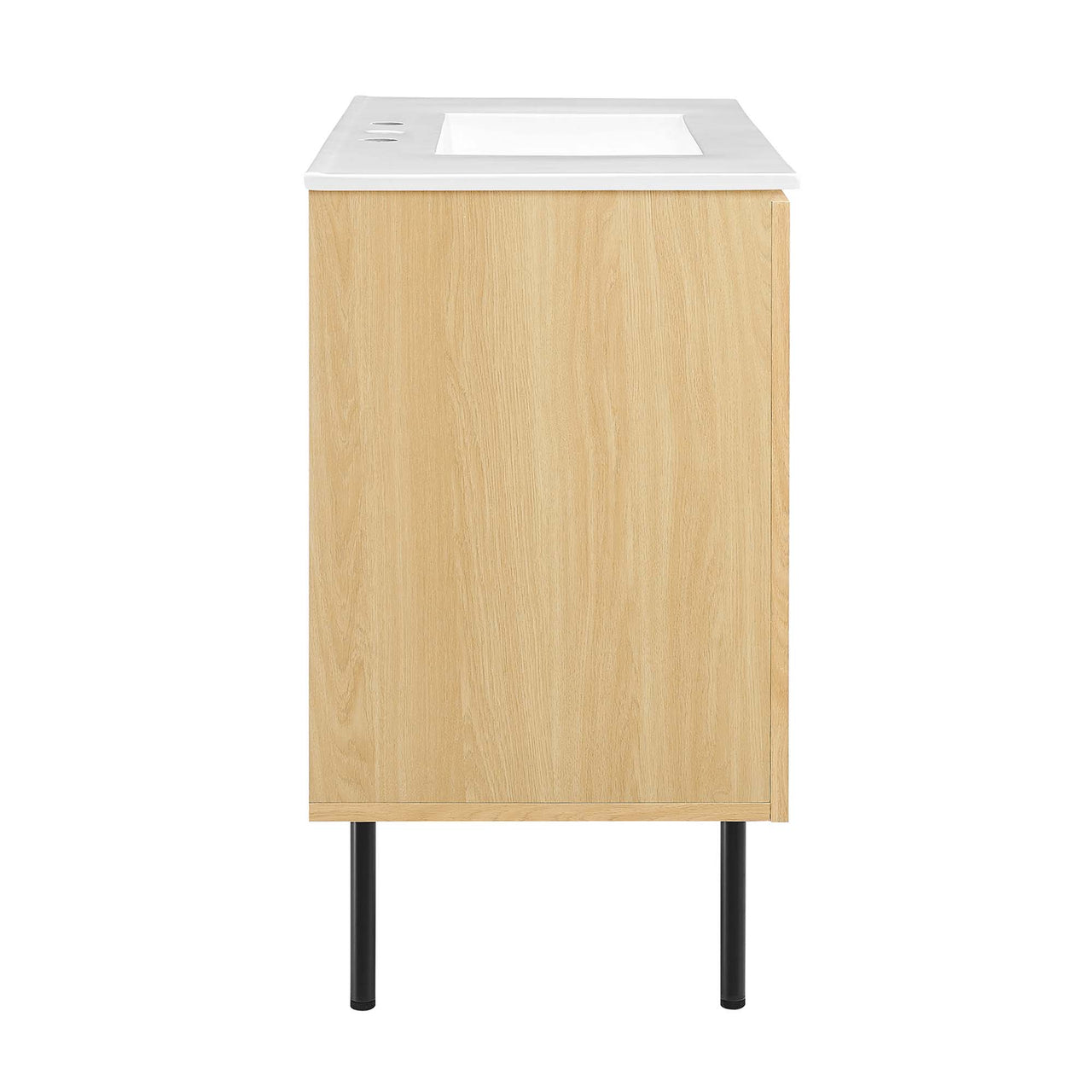 Calden Vanity Unit, Large, Oak & White