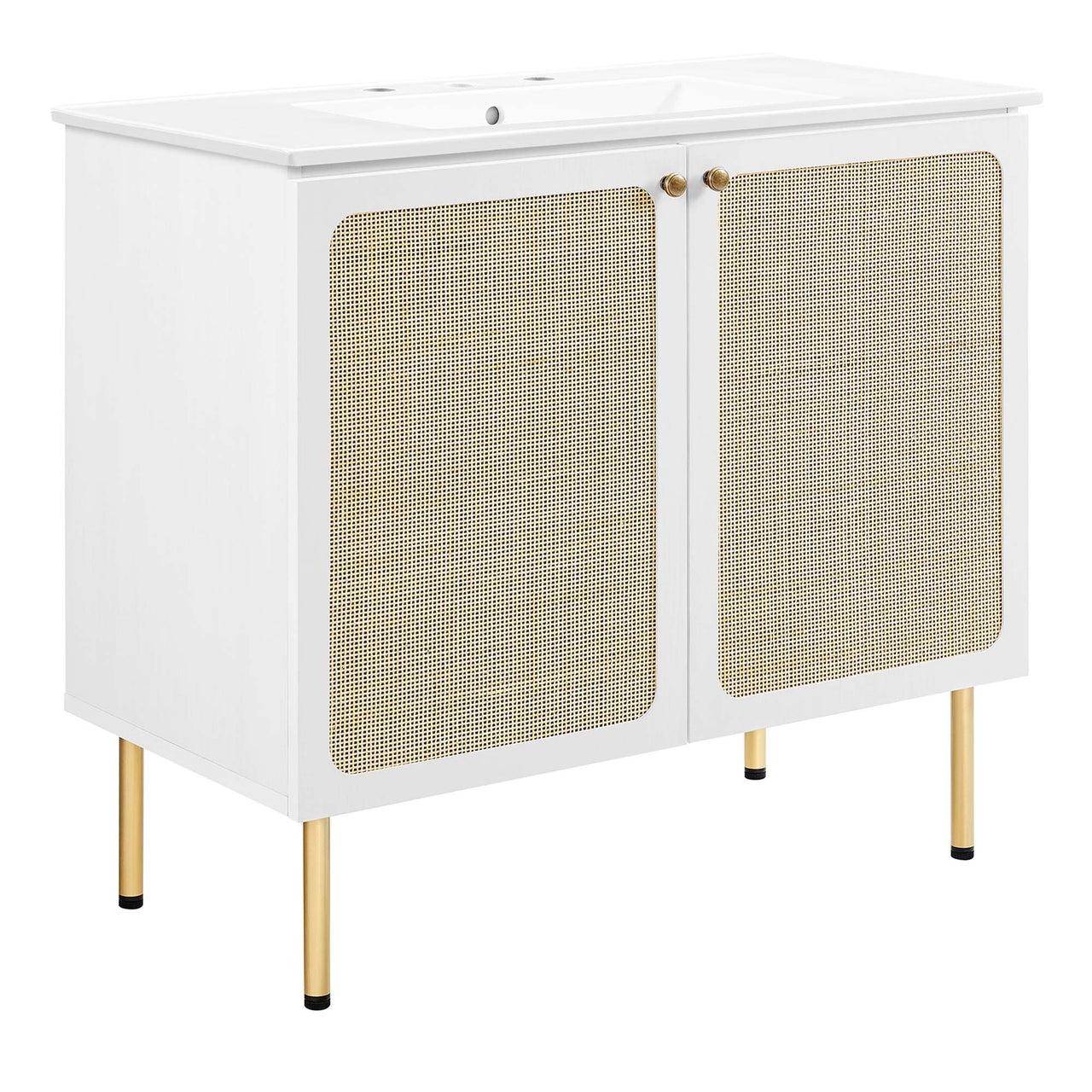 Calden Vanity Unit, Large, White