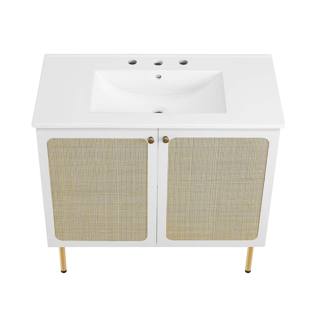 Calden Vanity Unit, Large, White