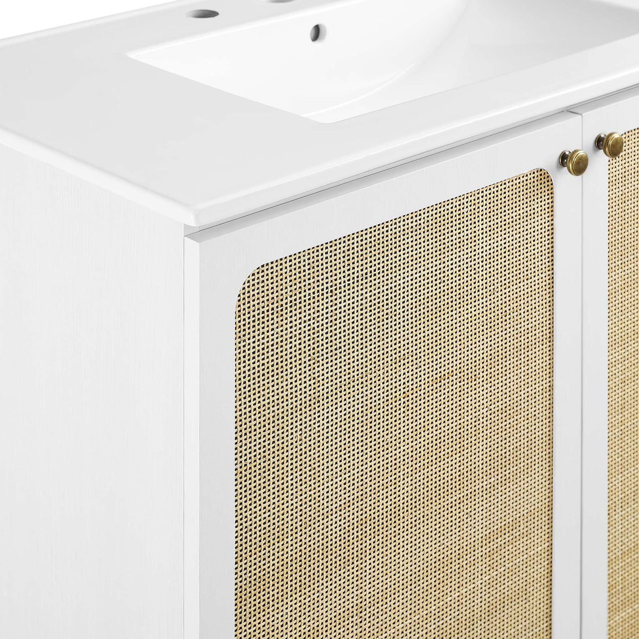 Calden Vanity Unit, Large, White