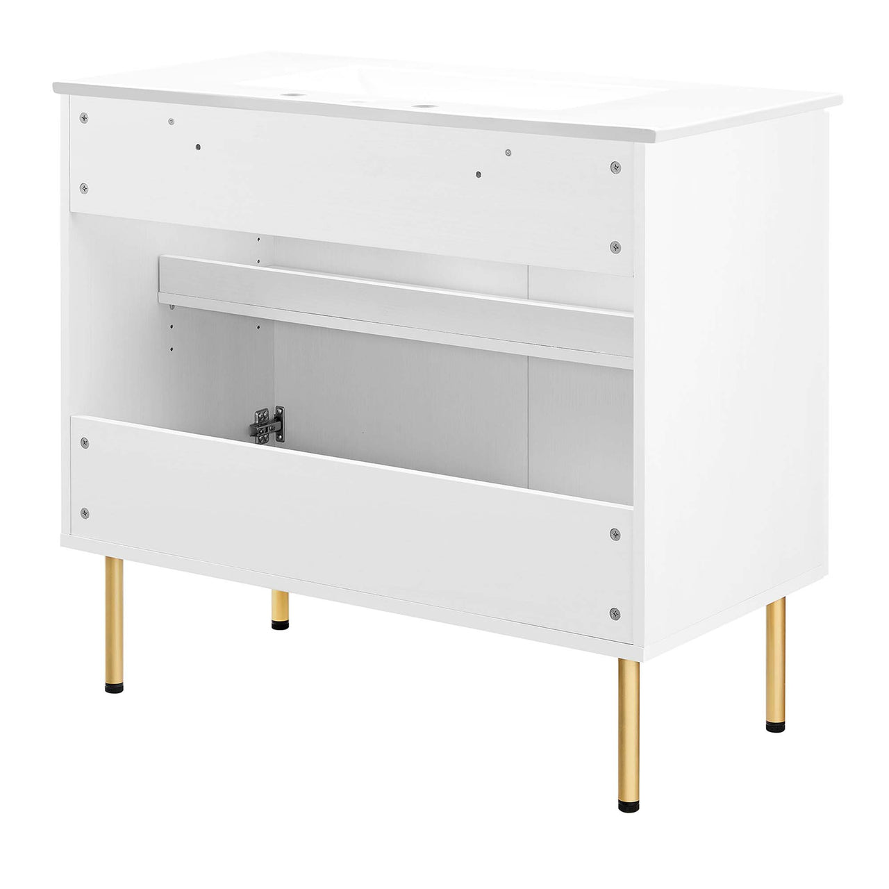 Calden Vanity Unit, Large, White