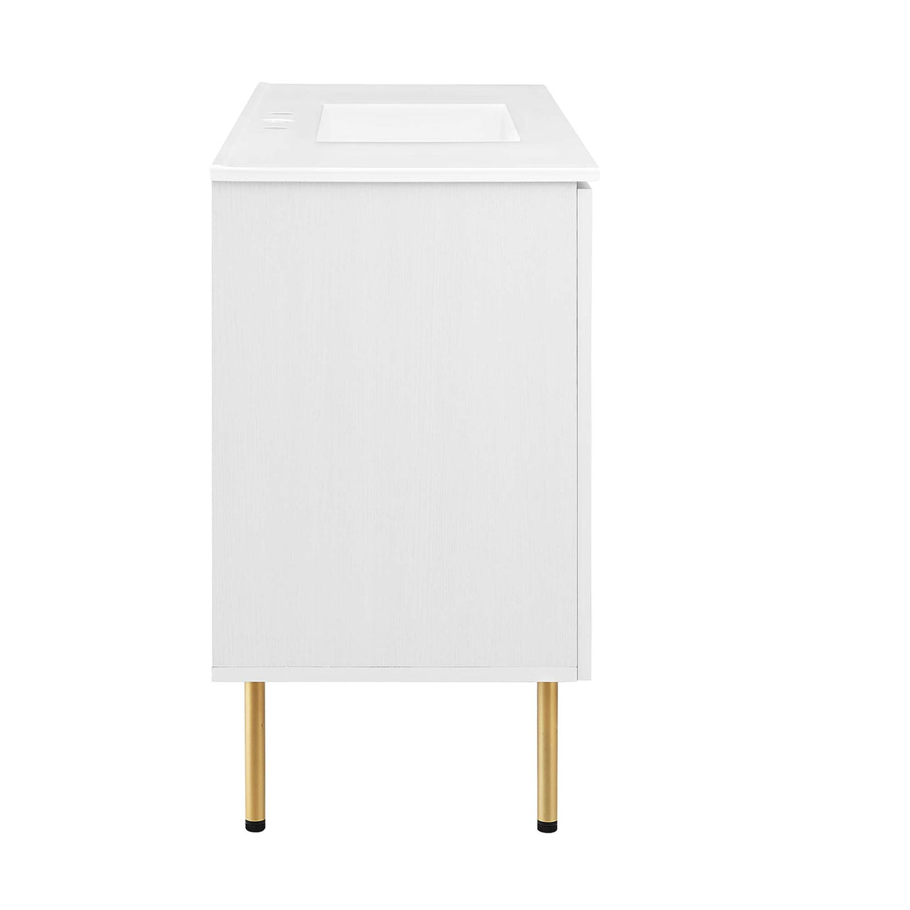 Calden Single Sink Vanity Unit, Extra Large, White