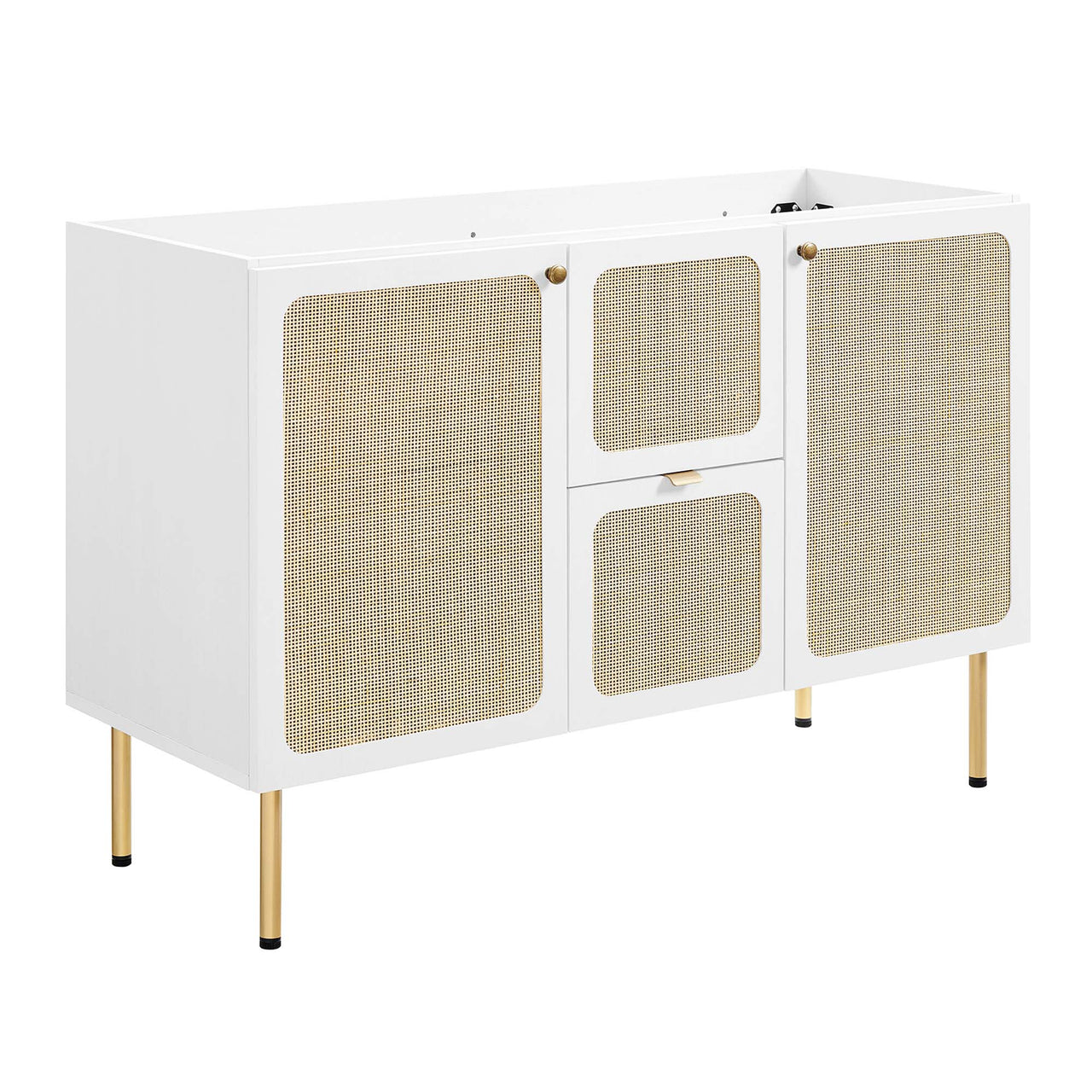Calden Single Sink Vanity Unit, Extra Large, White