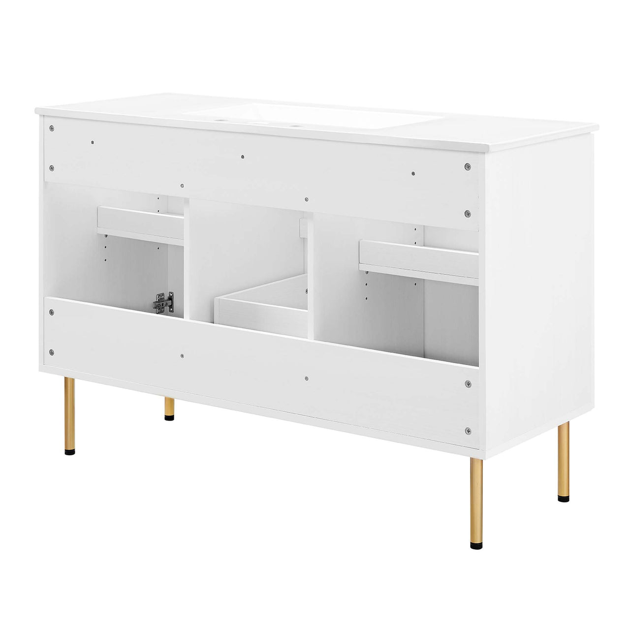 Calden Single Sink Vanity Unit, Extra Large, White