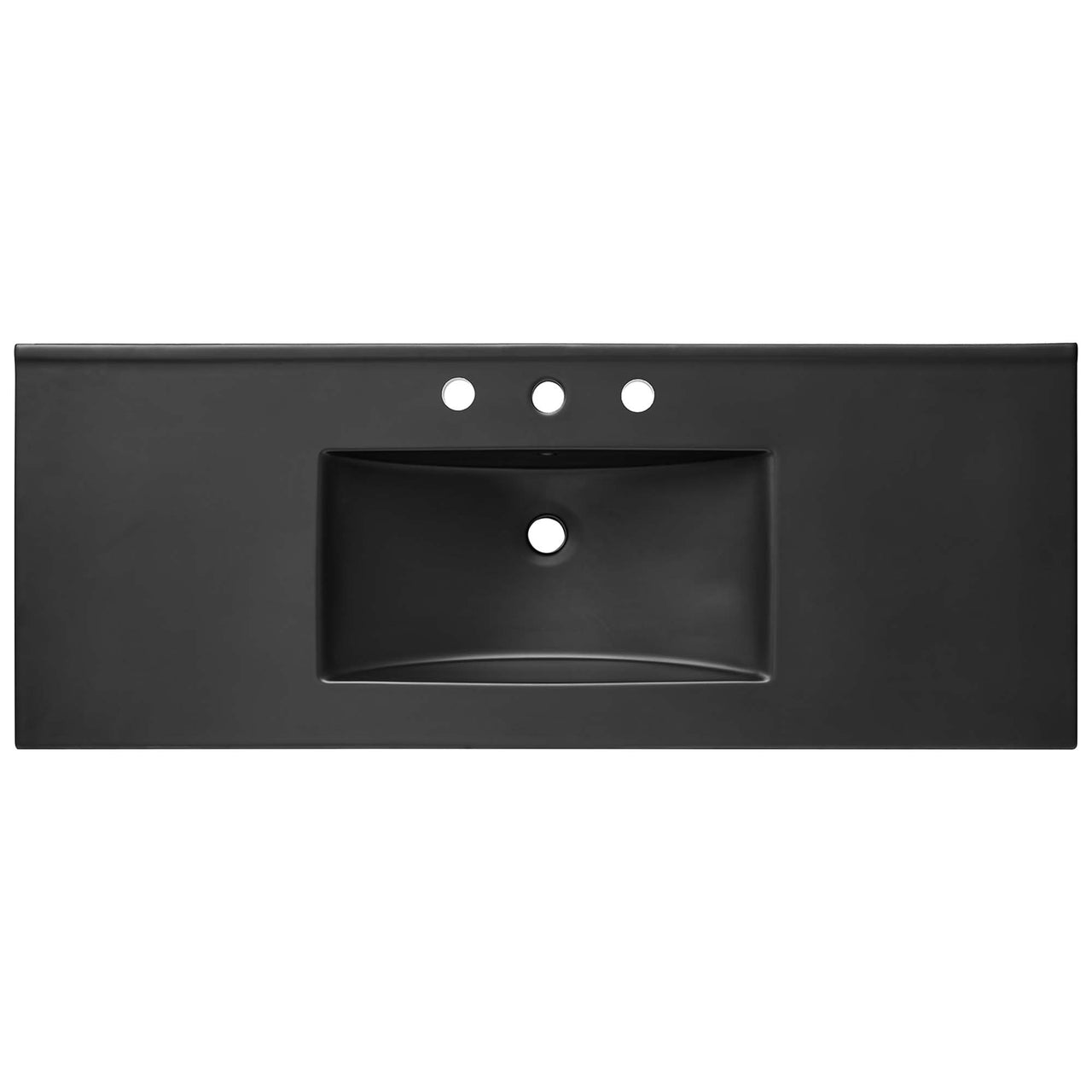 Calden Single Sink Vanity Unit, Extra Large, Oak & Black