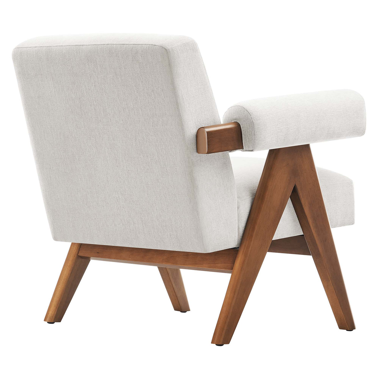 Serenel Fabric Armchair Set of 2, Ivory