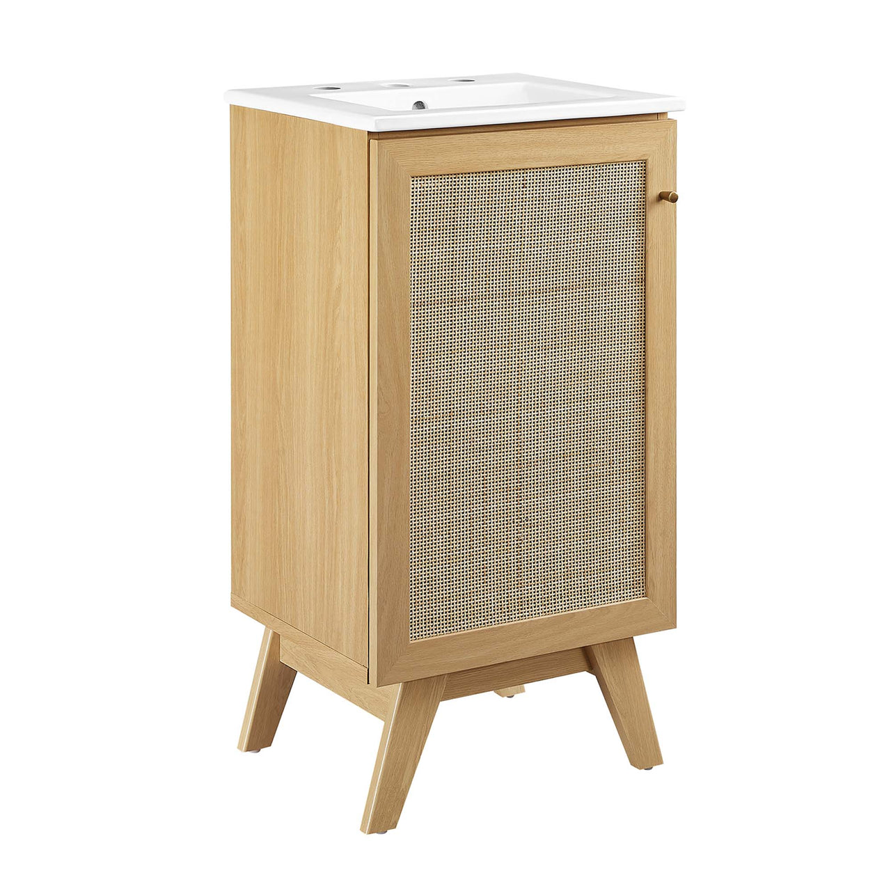 Marra Vanity Unit, Extra Small, Oak & White