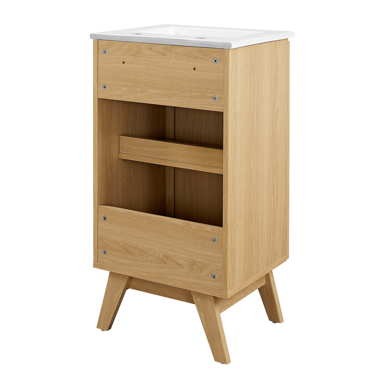 Marra Vanity Unit, Extra Small, Oak & White