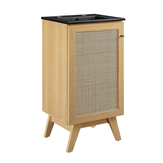 Marra Vanity Unit, Extra Small, Oak & Black