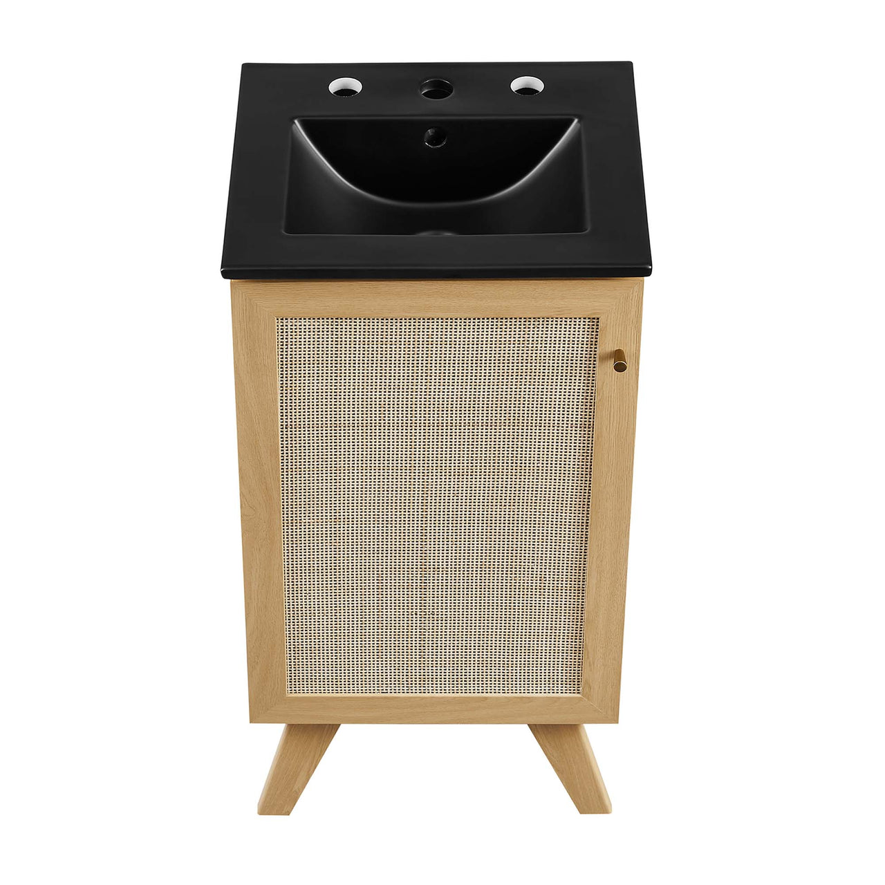 Marra Vanity Unit, Extra Small, Oak & Black