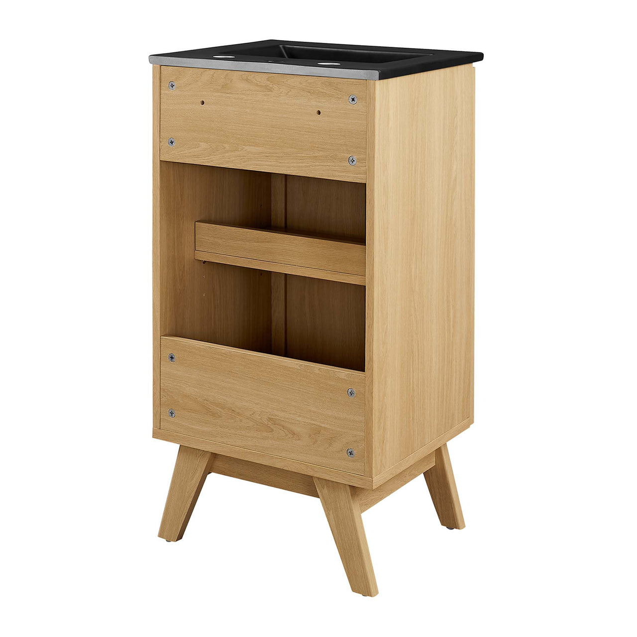 Marra Vanity Unit, Extra Small, Oak & Black