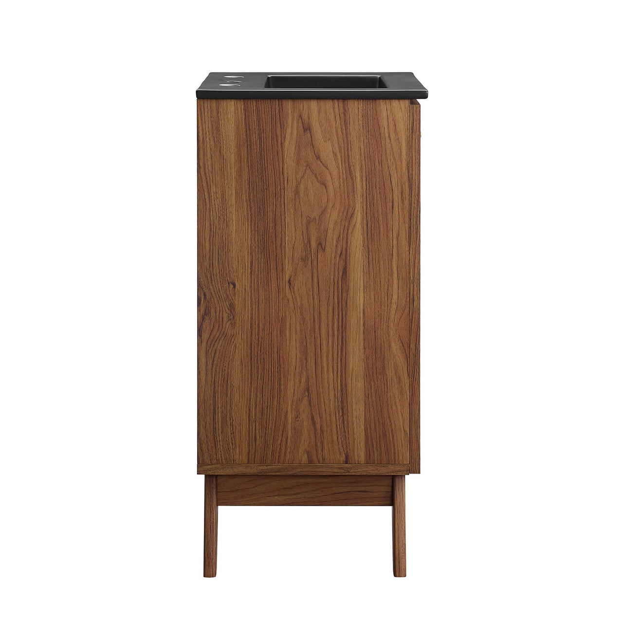 Marra Vanity Unit, Extra Small, Walnut & Black