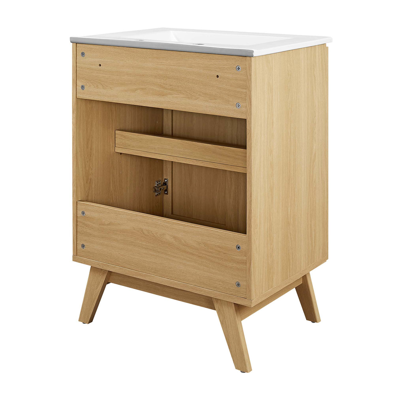 Marra Vanity Unit, Small, Oak & White