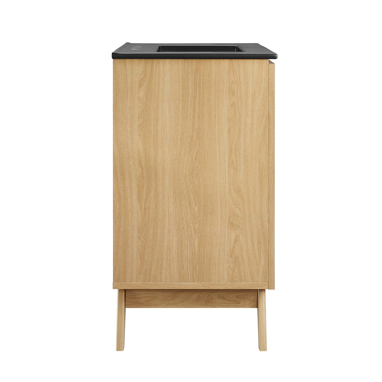 Marra Vanity Unit, Medium, Oak & Black