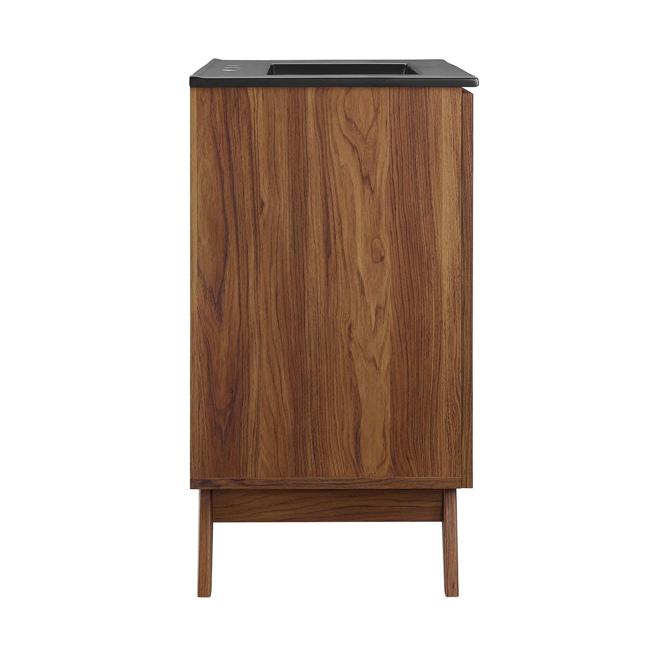 Marra Vanity Unit, Medium, Walnut & Black