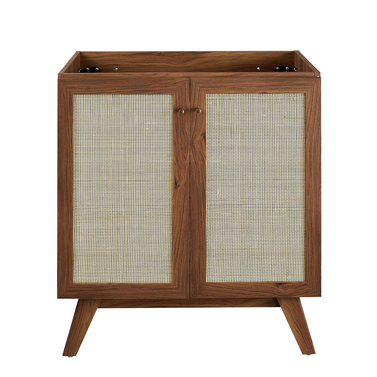 Marra Vanity Unit, Medium, Walnut & Black