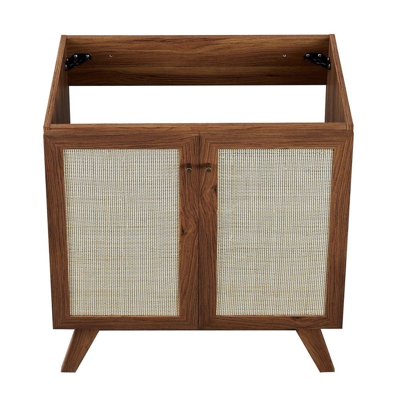 Marra Vanity Unit, Medium, Walnut & Black