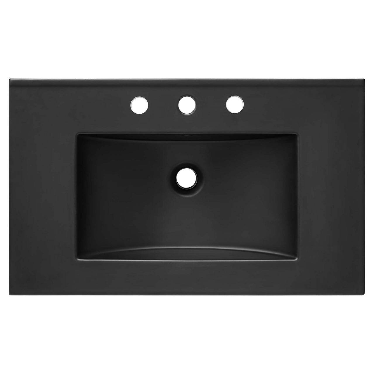Marra Vanity Unit, Medium, Walnut & Black