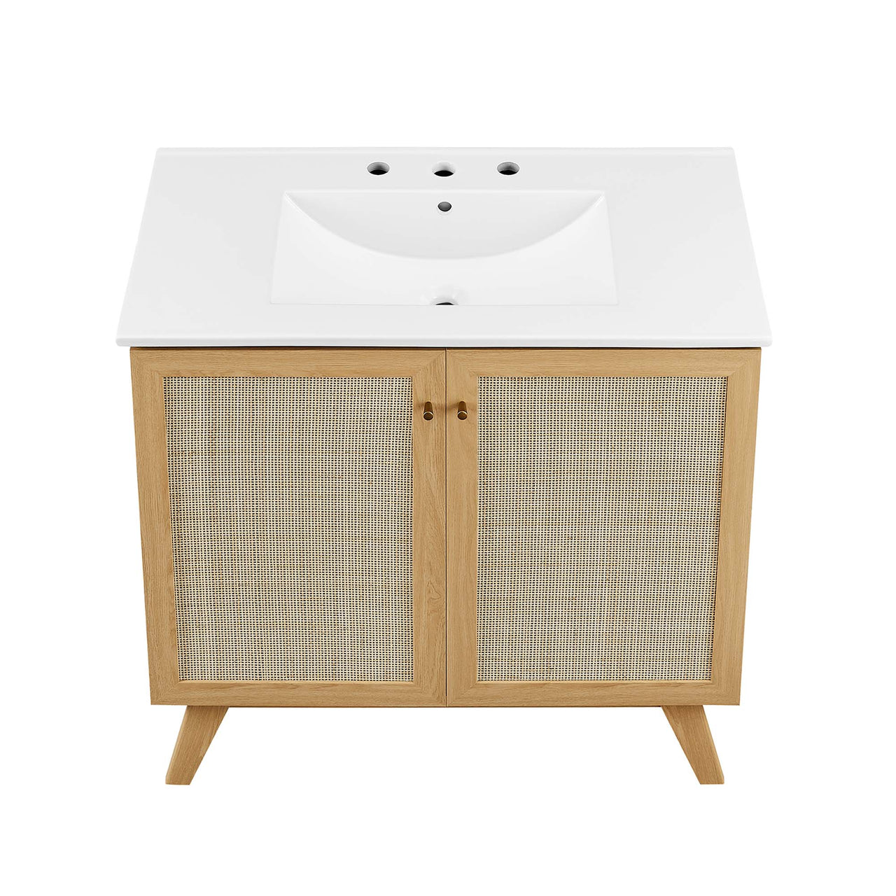 Marra Vanity Unit, Large, Oak & White