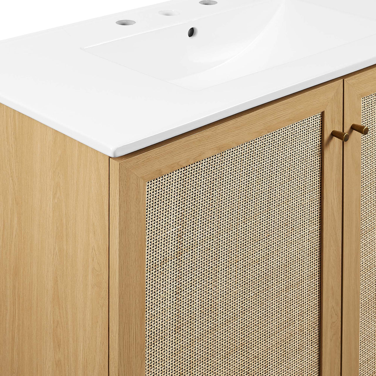 Marra Vanity Unit, Large, Oak & White