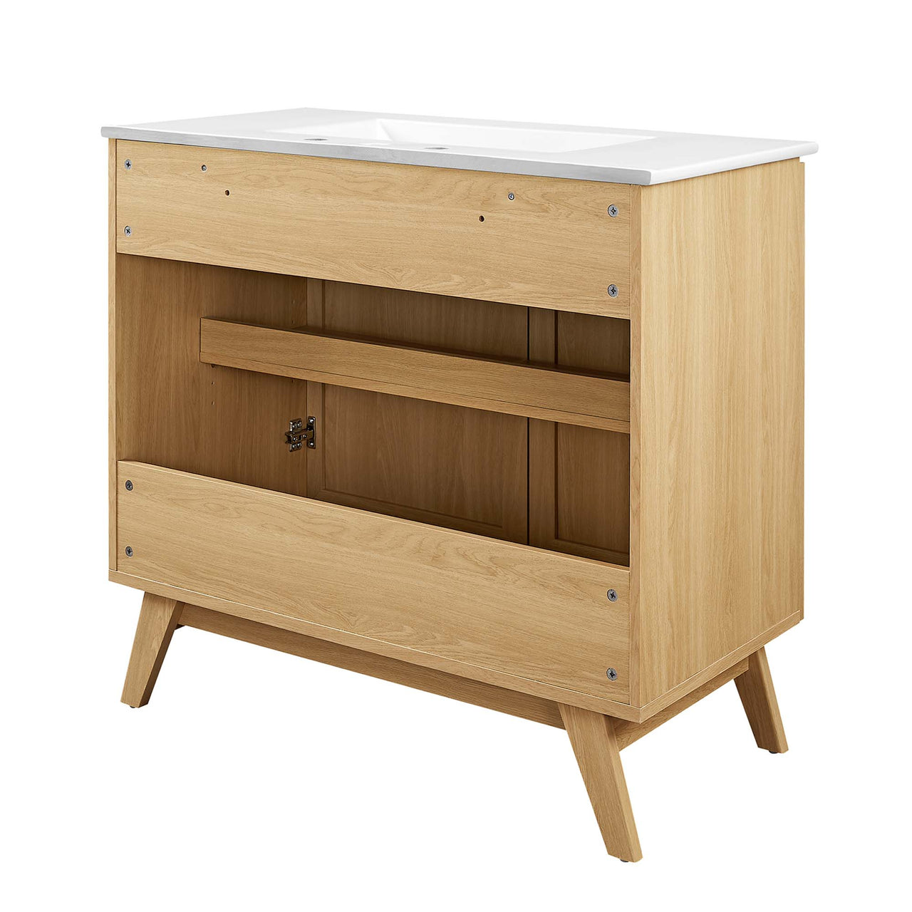 Marra Vanity Unit, Large, Oak & White