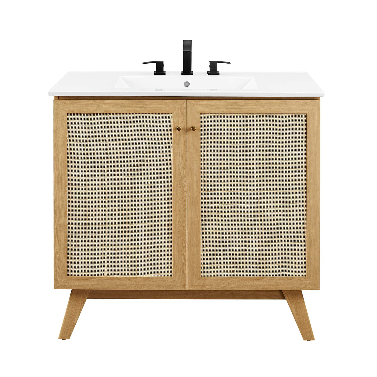 Marra Vanity Unit, Large, Oak & White