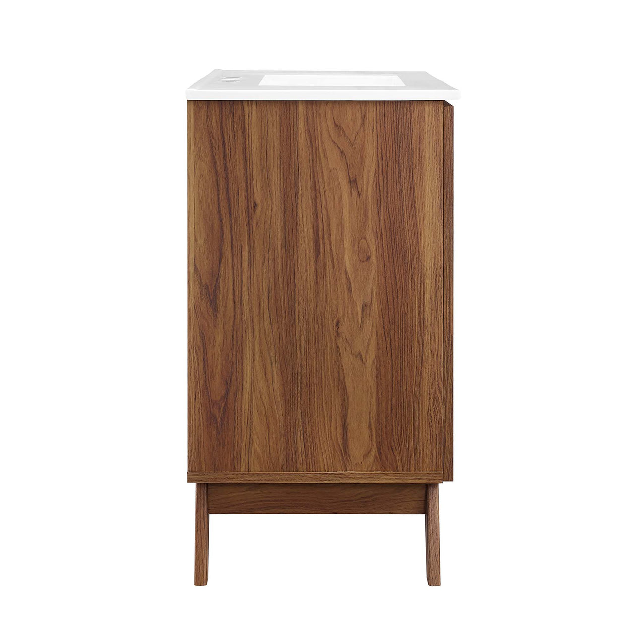Marra Vanity Unit, Large, Walnut & White