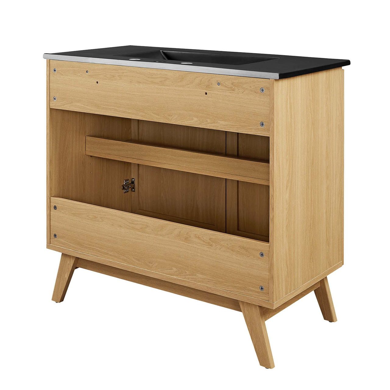Marra Vanity Unit, Large, Oak & Black