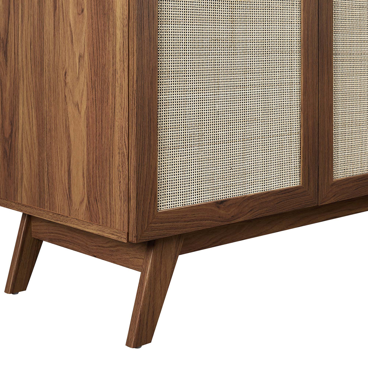 Marra Vanity Unit, Large, Walnut & Black