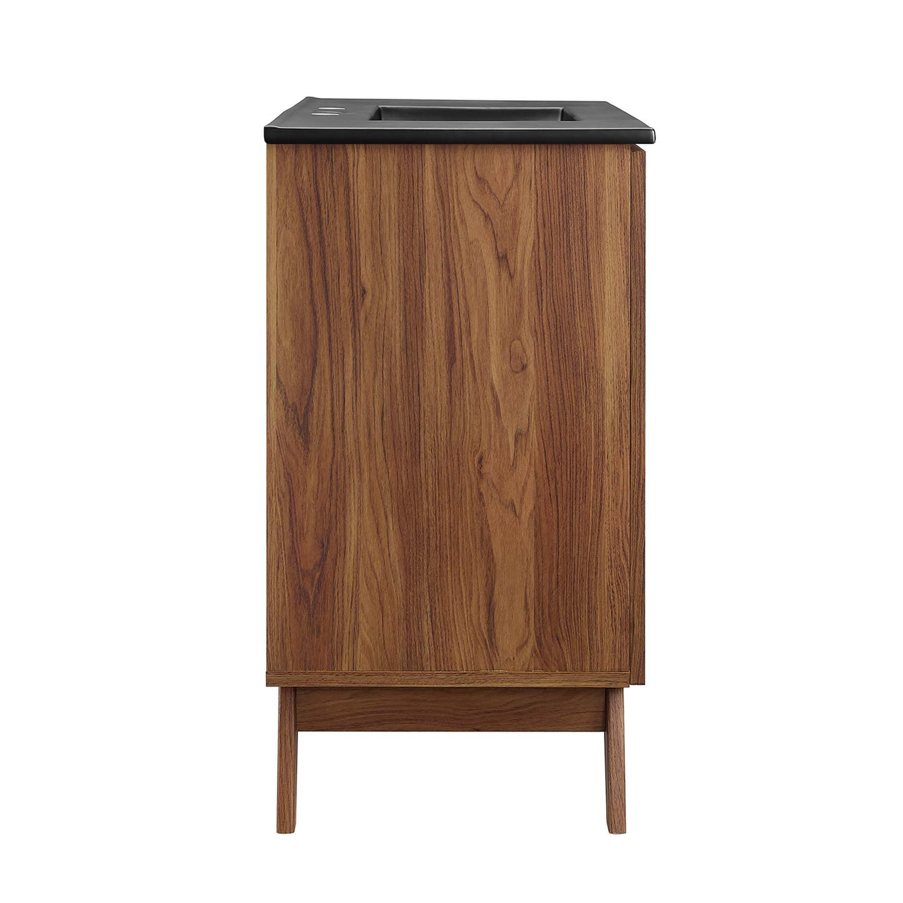 Marra Vanity Unit, Large, Walnut & Black