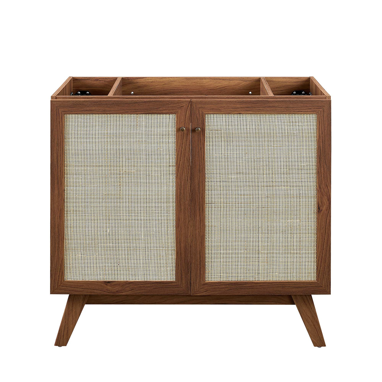 Marra Vanity Unit, Large, Walnut & Black