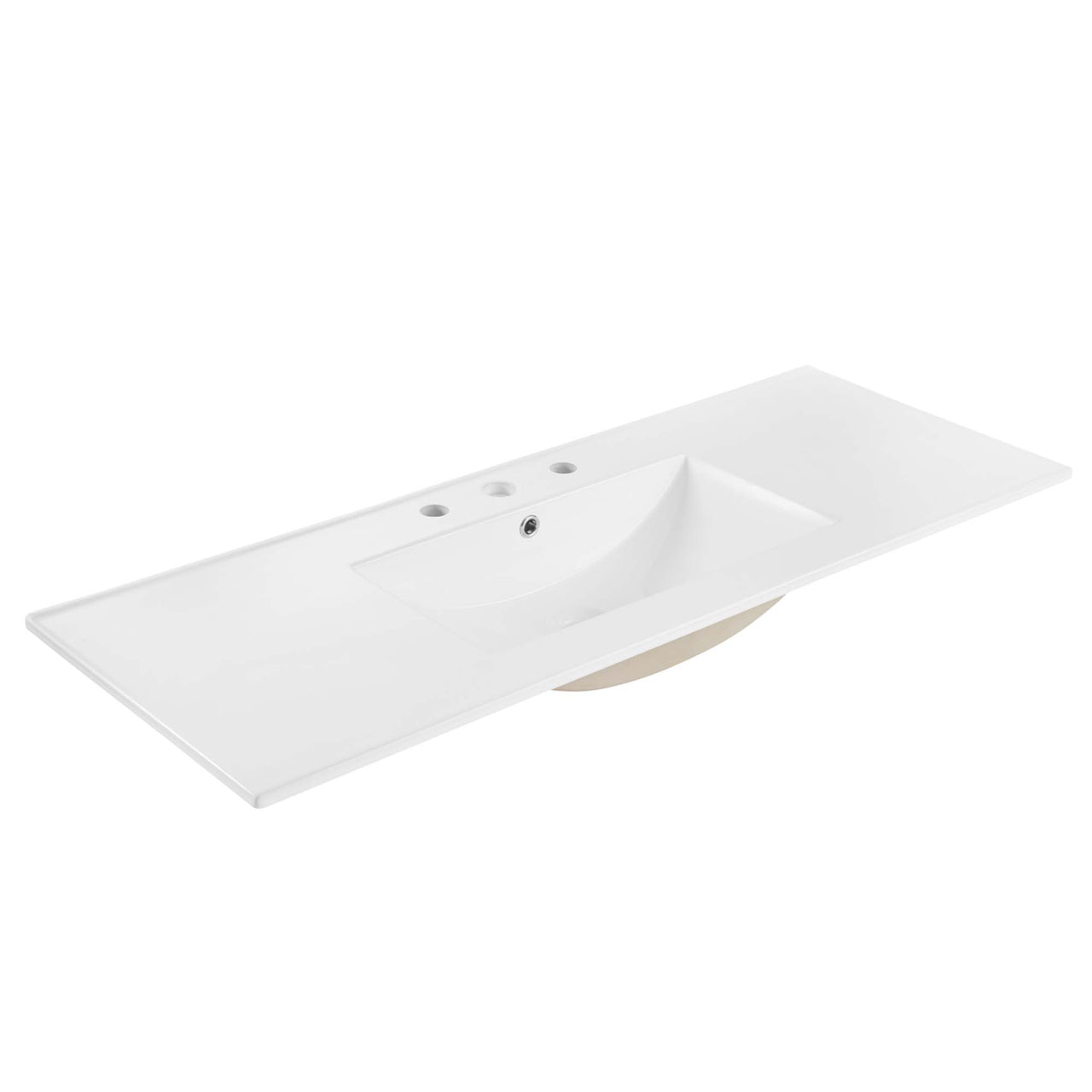 Marra Single Sink Vanity Unit, Extra Large, Oak & White