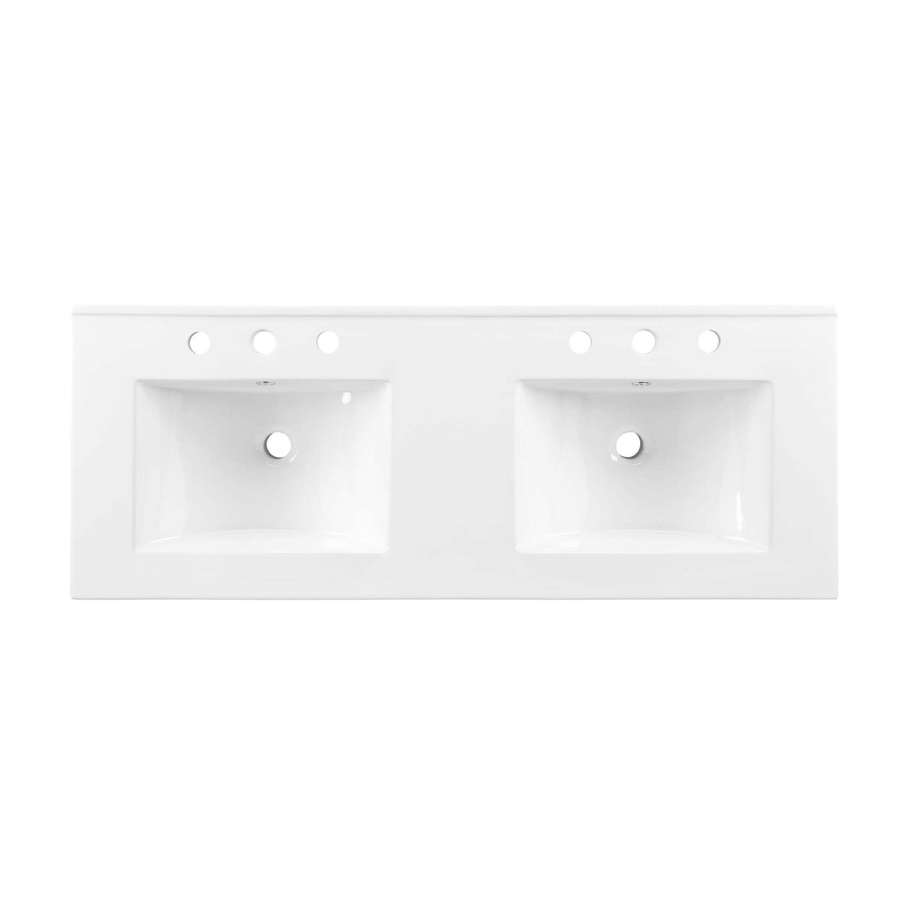 Marra Double Sink Vanity Unit, Extra Large, Oak & White