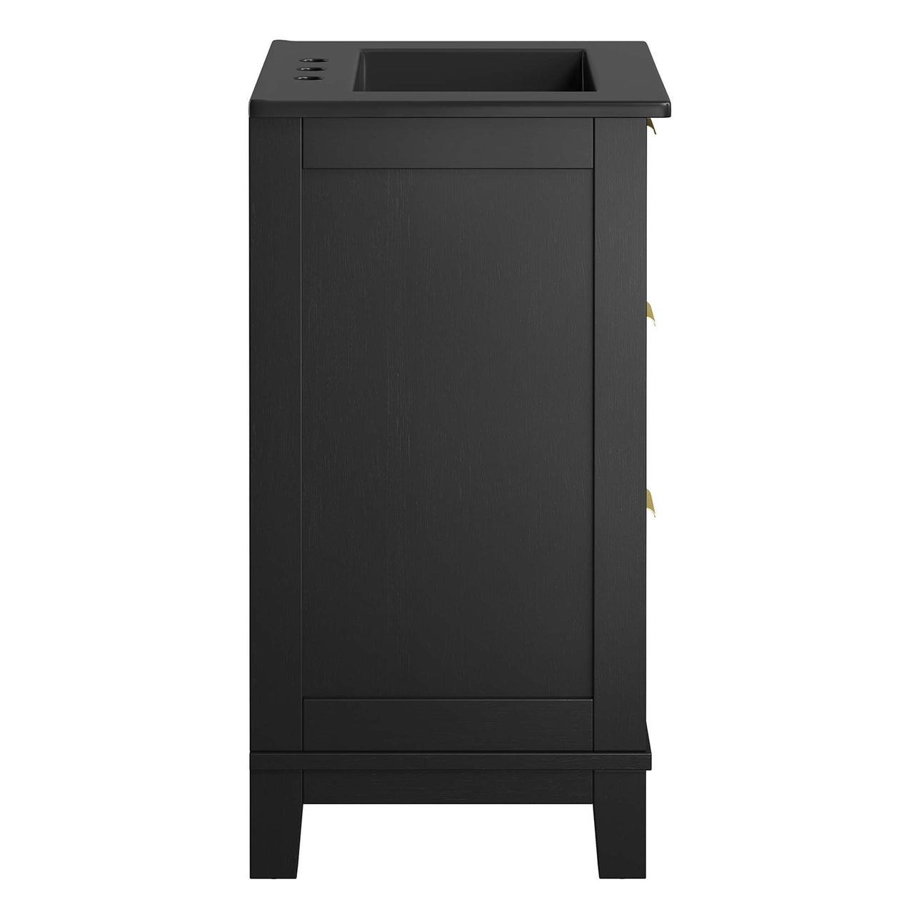 Mahoni Vanity Unit, Small, Black