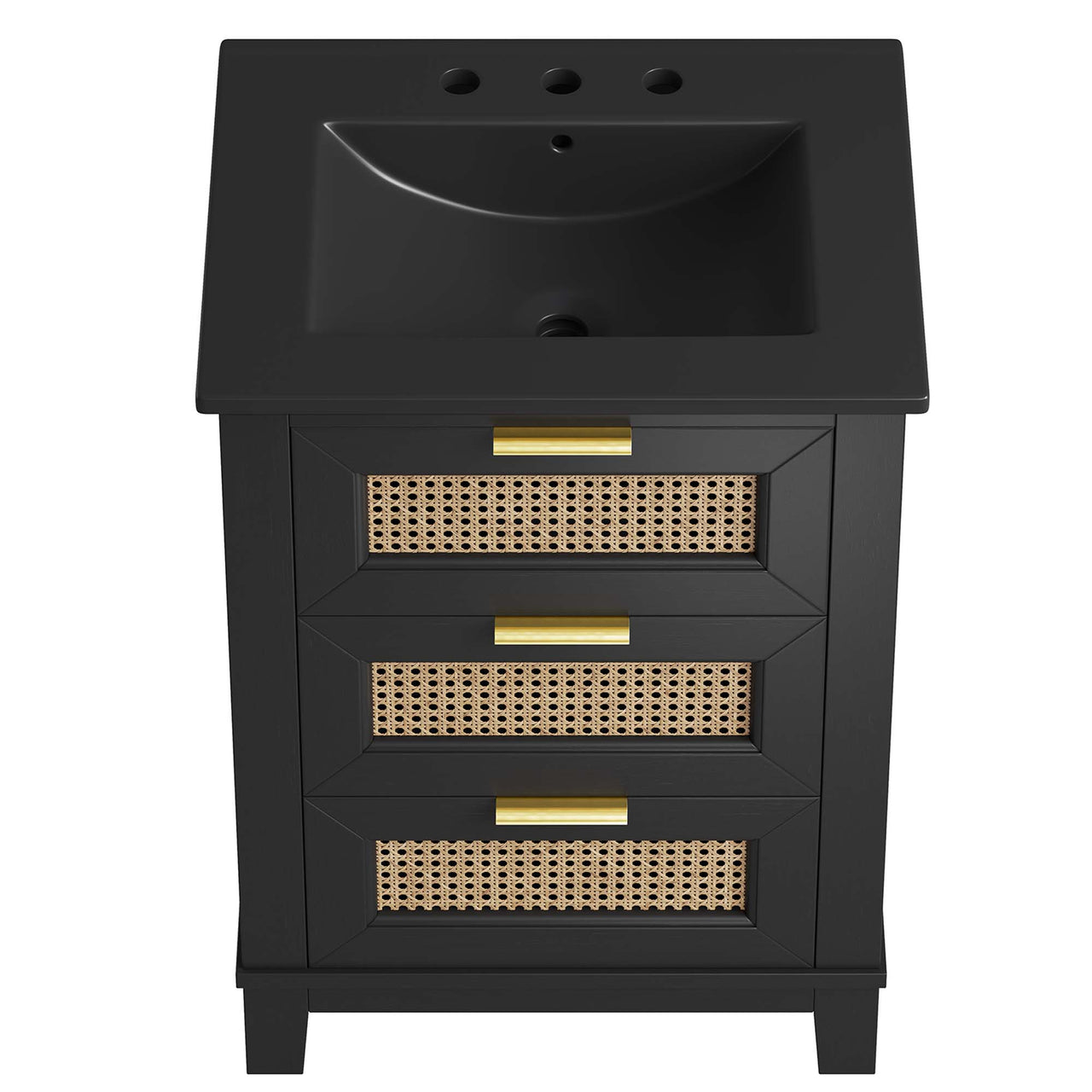 Mahoni Vanity Unit, Small, Black