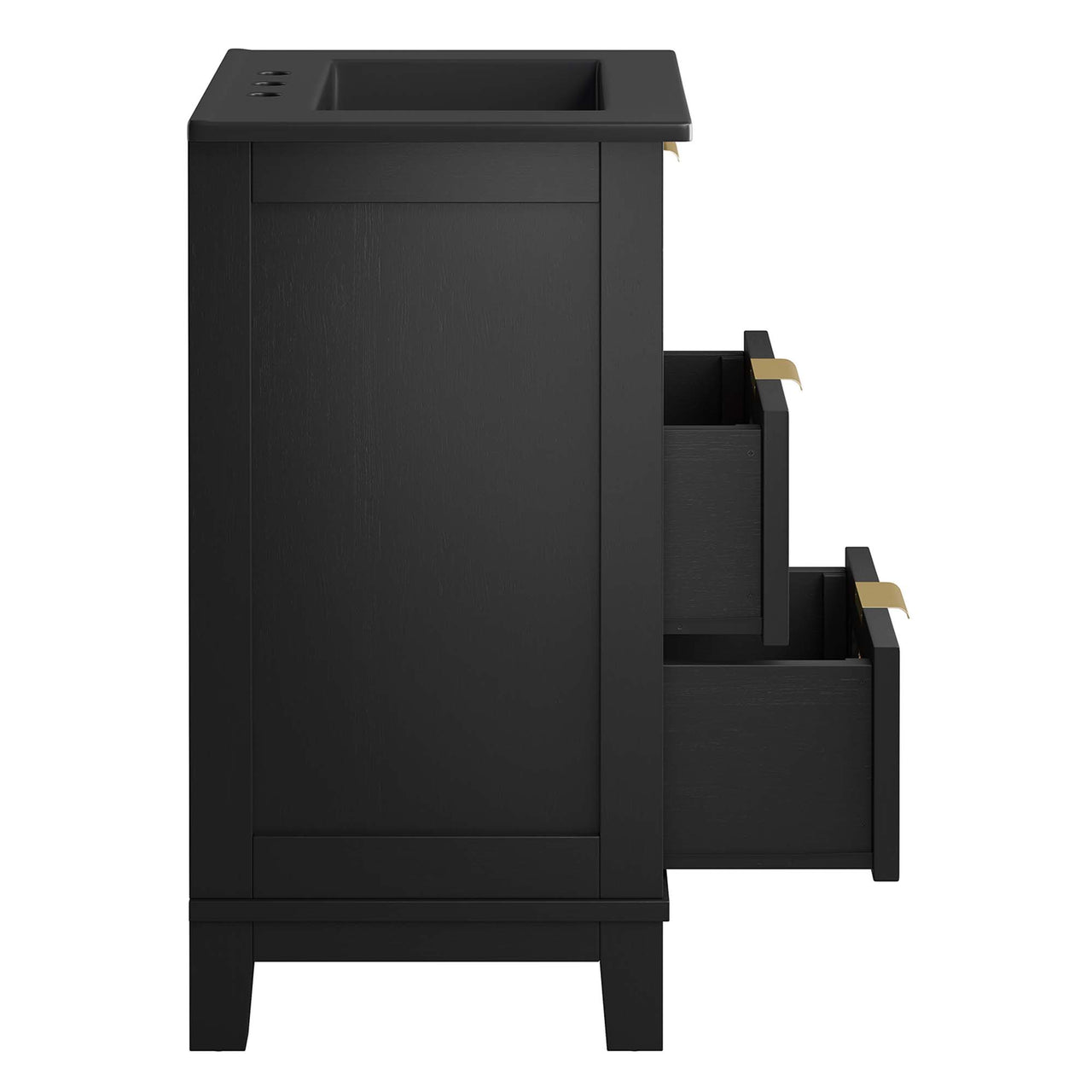 Mahoni Vanity Unit, Small, Black