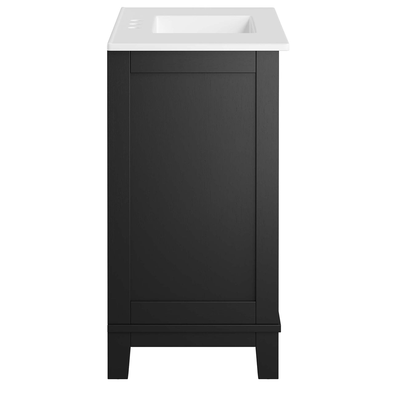 Mahoni Vanity Unit, Large, Black & White
