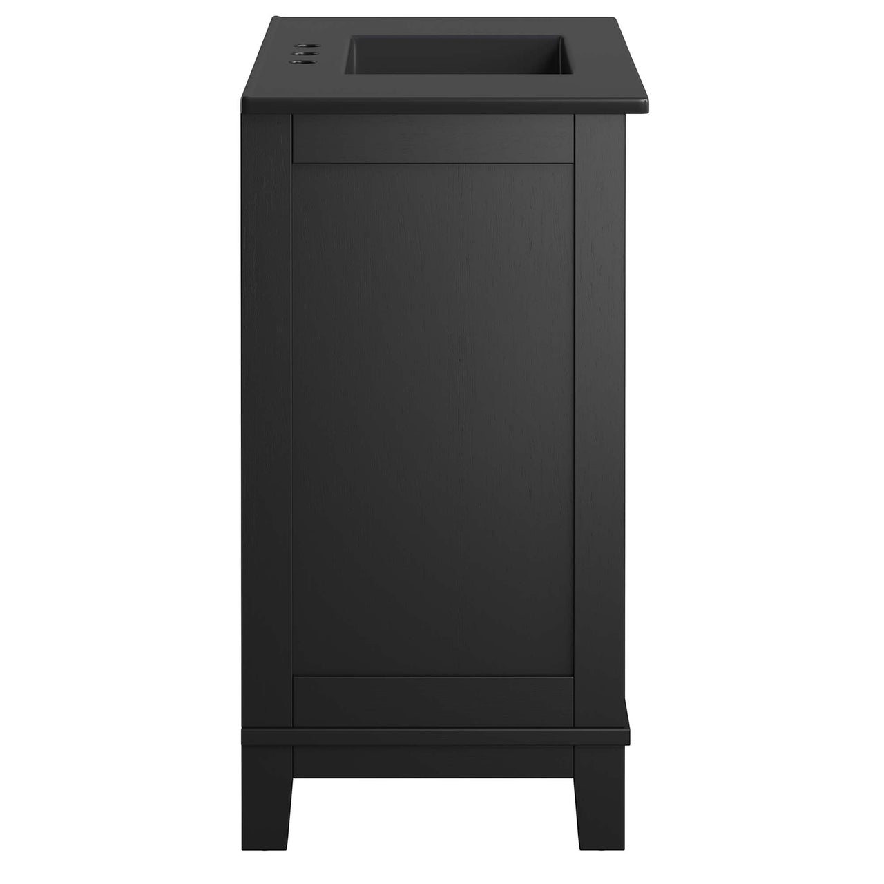 Mahoni Vanity Unit, Large, Black