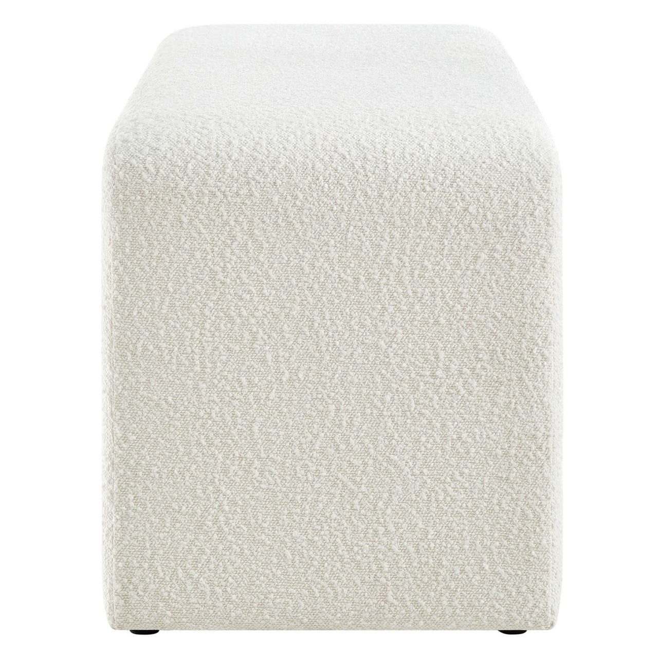 Prideful Boucle Bench, Ivory