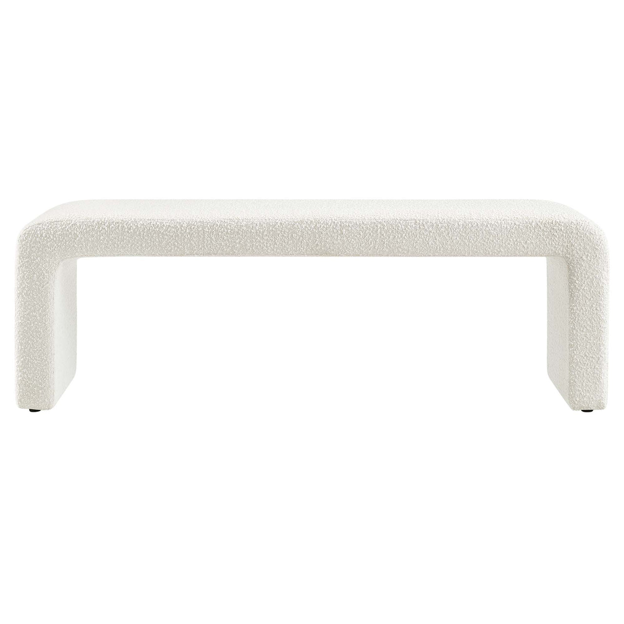 Prideful Boucle Bench, Ivory