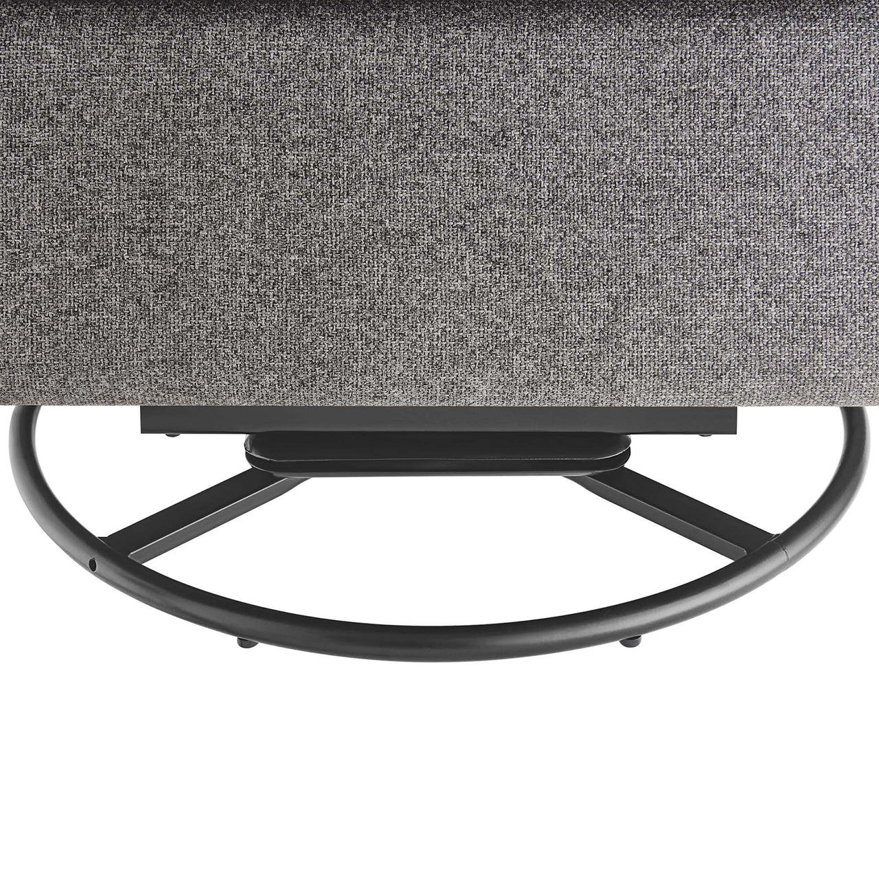 Salvion Fabric Lounge Chair, Light Gray