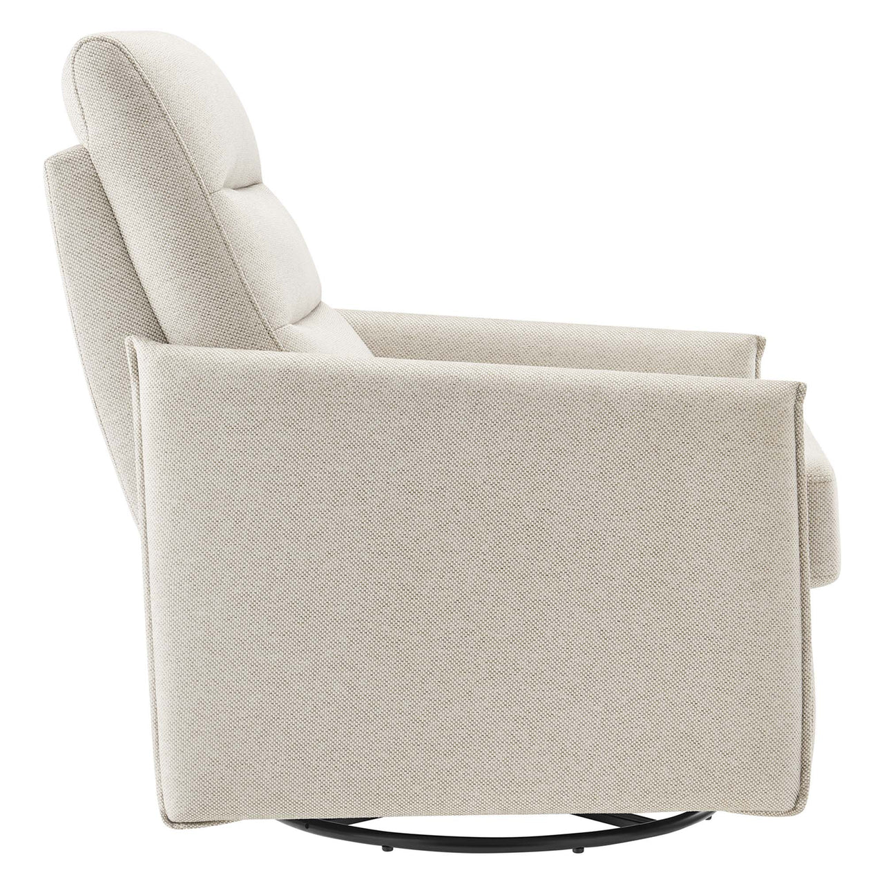 Salvion Fabric Lounge Chair, Oatmeal