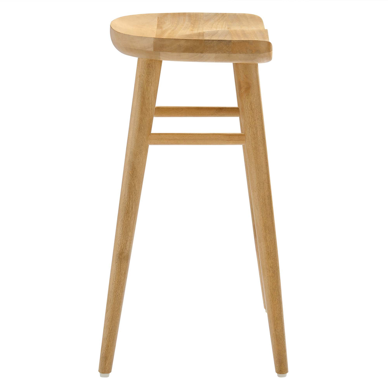 Steeple Backless Counter Stools Set of 2, Oak