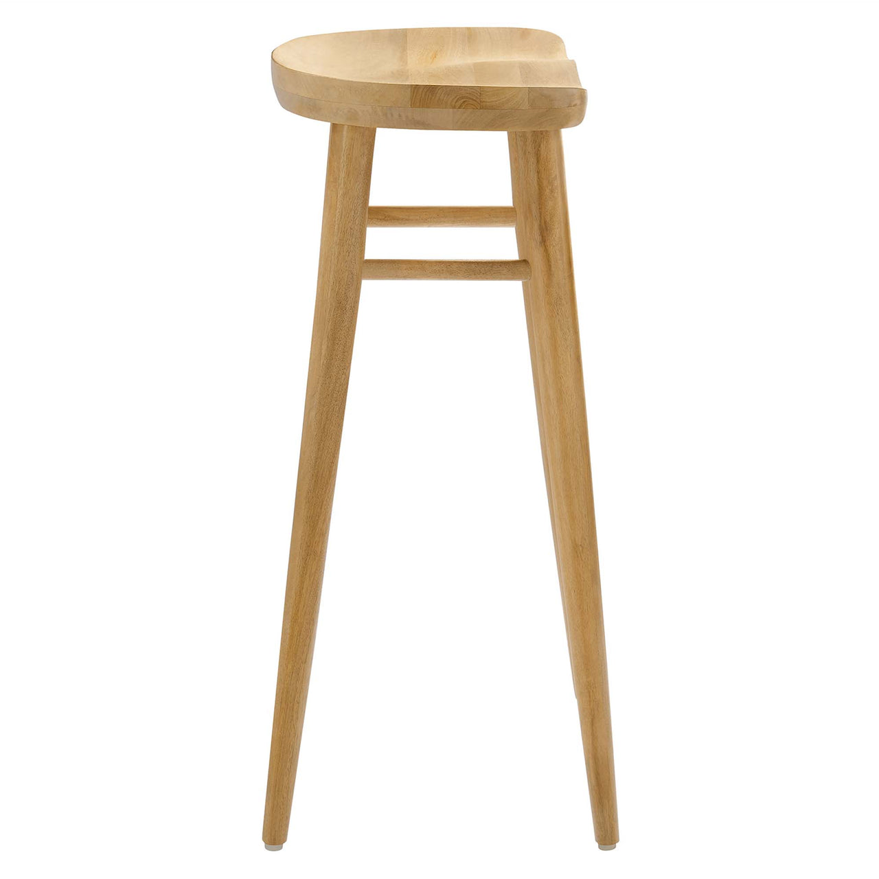 Steeple Backless Bar Stools Set of 2, Oak
