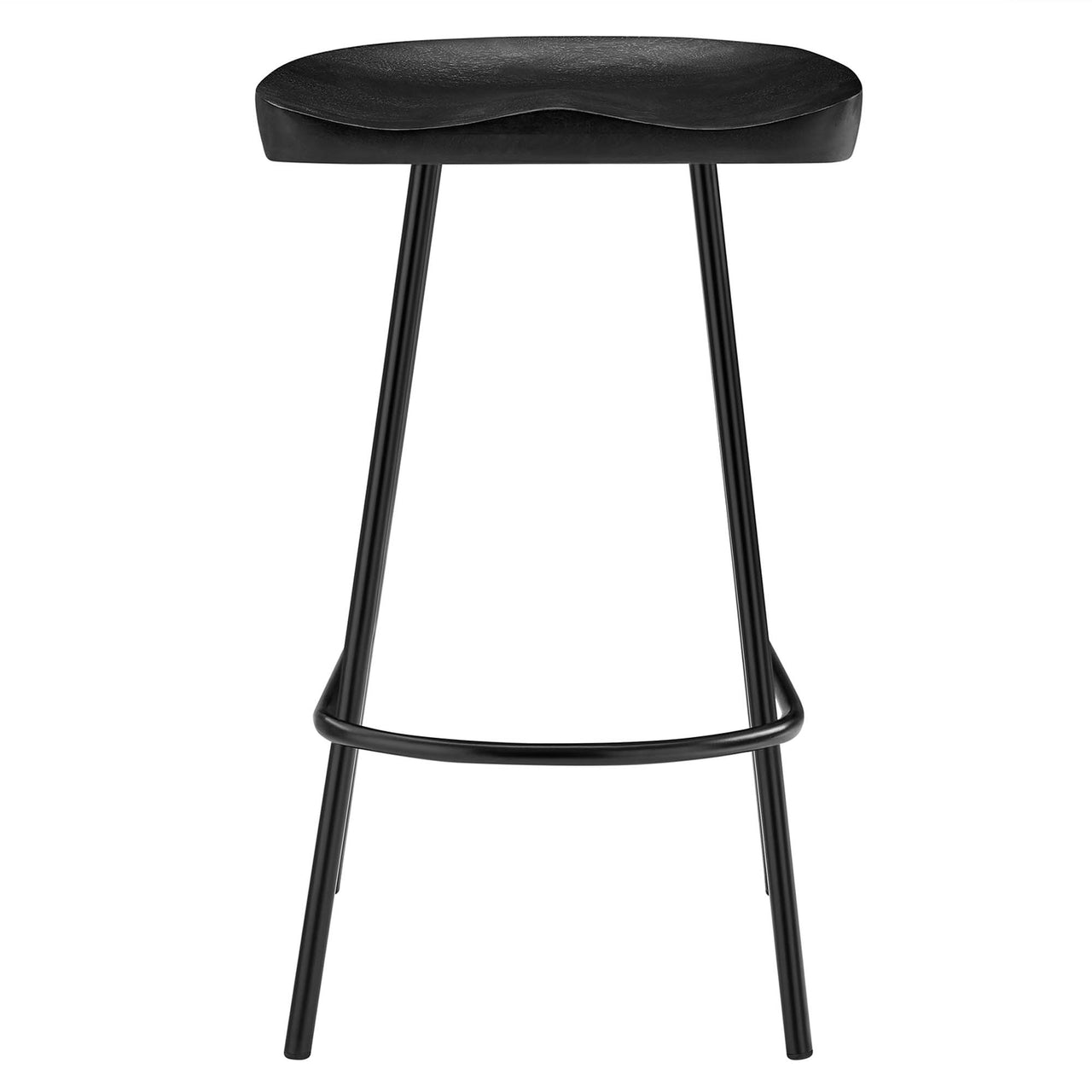 Cordon Carved Counter Stools Set of 2, Black